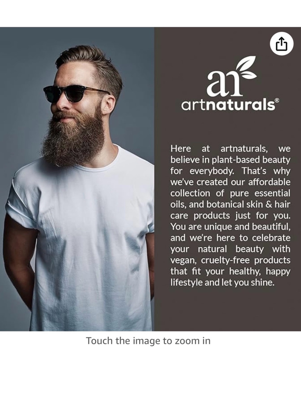 ArtNaturals Men Beard & Stache Oil 2 fl oz NWOT - Picture 9 of 9